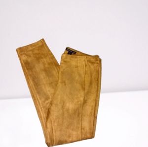 Faux suede leggings